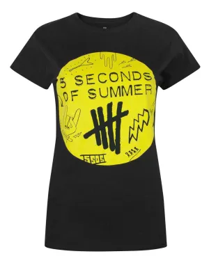 5 Seconds Of Summer Scribble Logo Women's T-Shirt