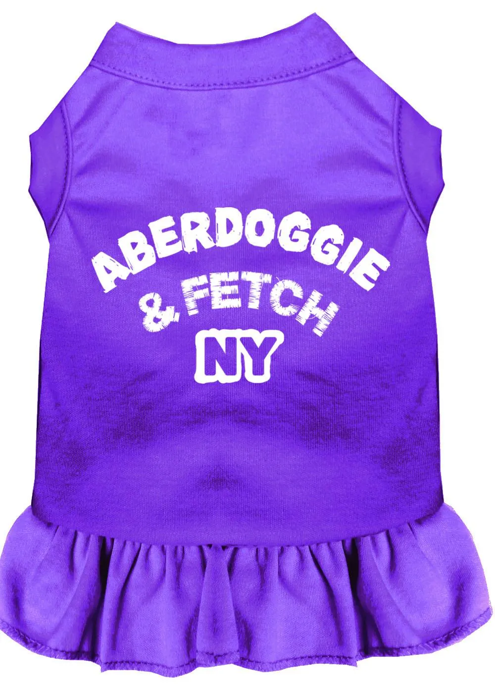 Aberdoggie Ny Screen Print Dress Purple Xl (16)