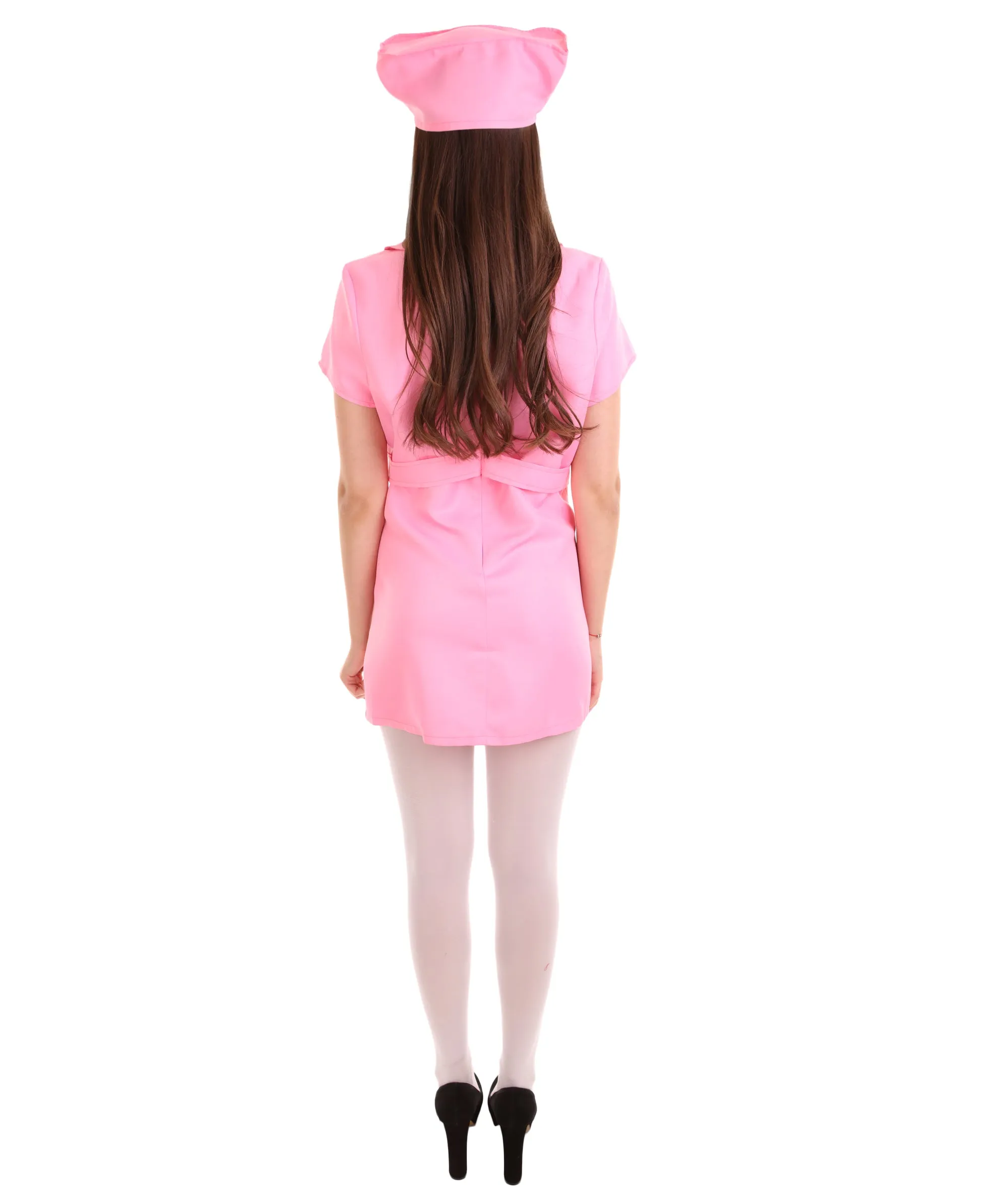 Adult Women's Nurse Costume | Pink Cosplay Costume