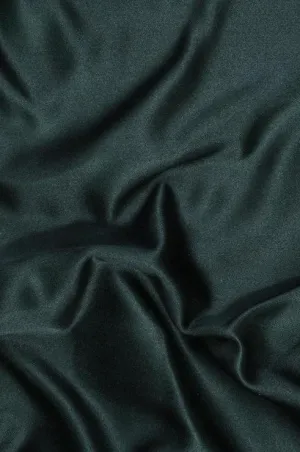 Amazon Green Double Face Duchess Satin Fabric