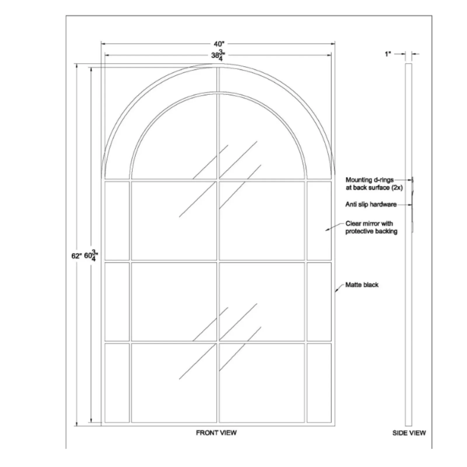 Arnie Wall Mirror