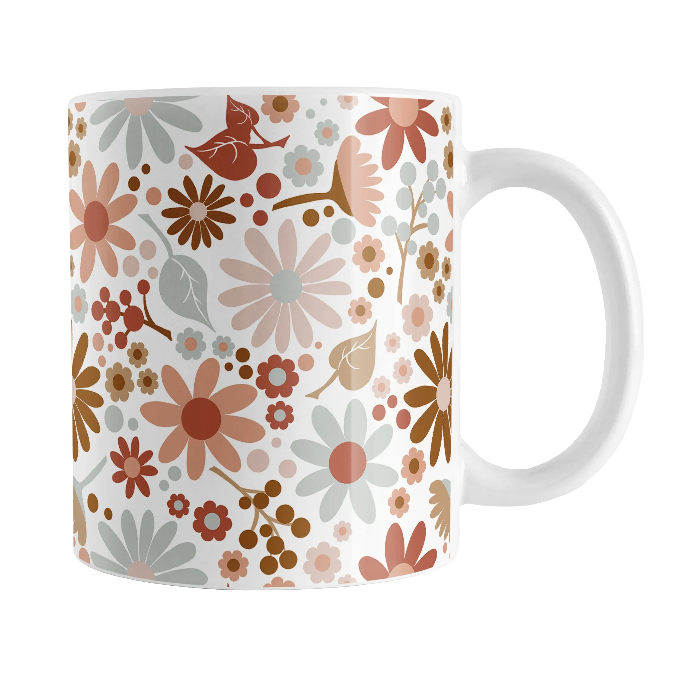 Boho Summer Flowers Mug