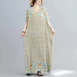 Campagna Floral Kaftan Dress