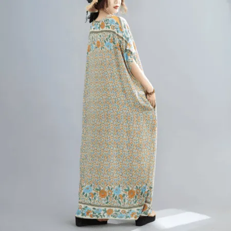 Campagna Floral Kaftan Dress