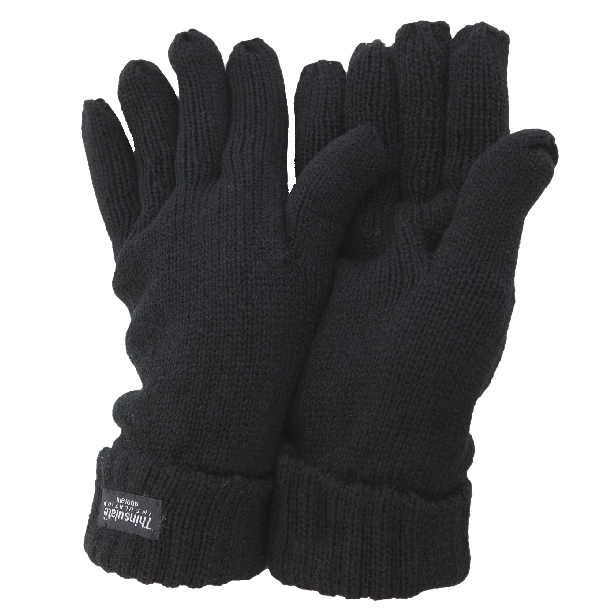 FLOSO Ladies/Womens Thinsulate Winter Knitted Gloves (3M 40g)