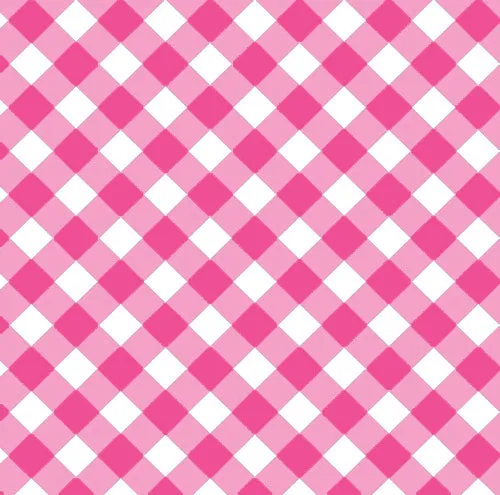 Gingham Check Gift Wrap Sheets | Pink