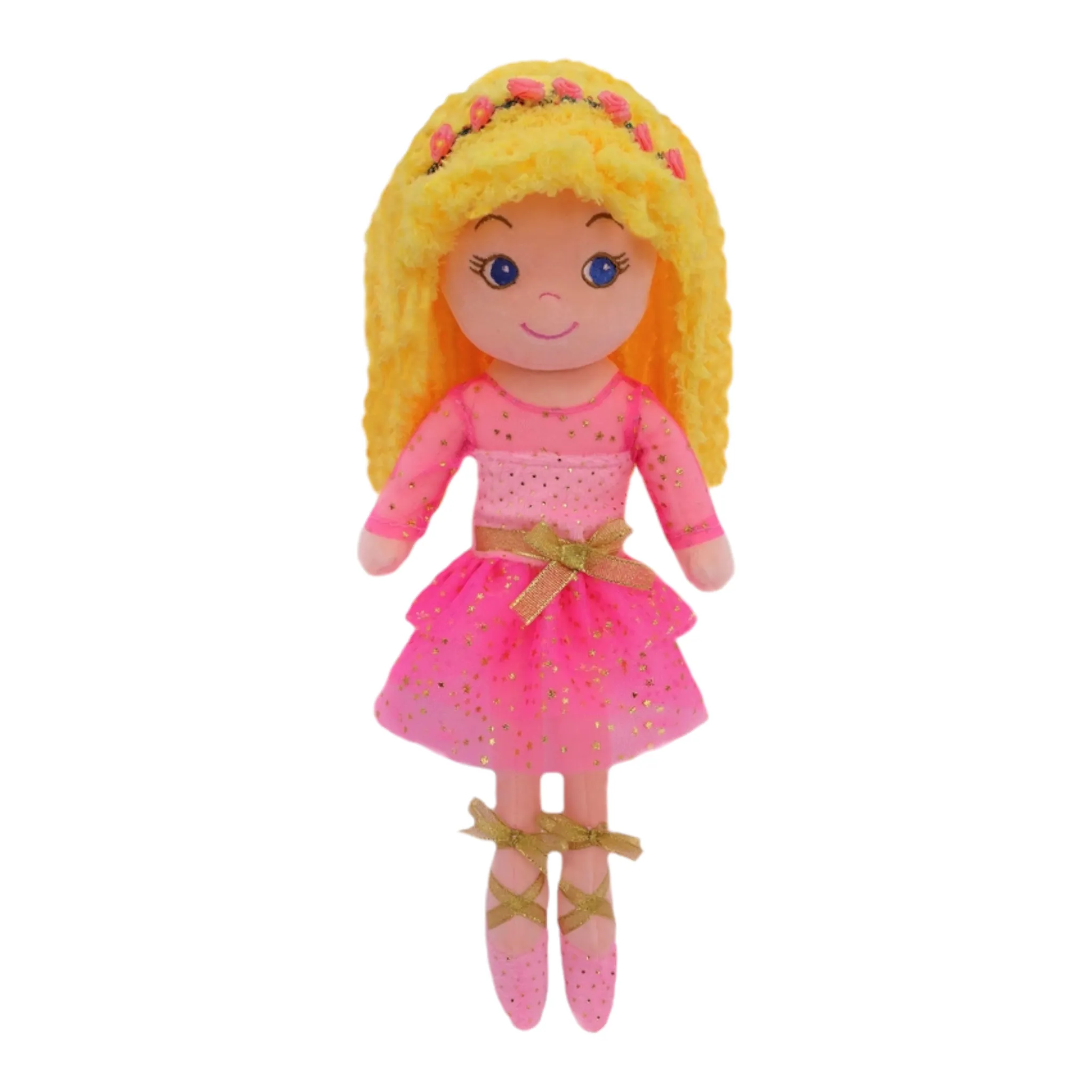 Girlz N Dollz Cameron Gold Shimmer Ballerina - Blonde Doll