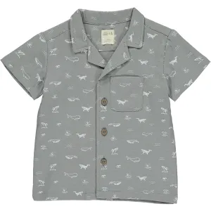 Jasper Shirt in Grey Whales