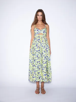 KAR Greta Print Midi Dress