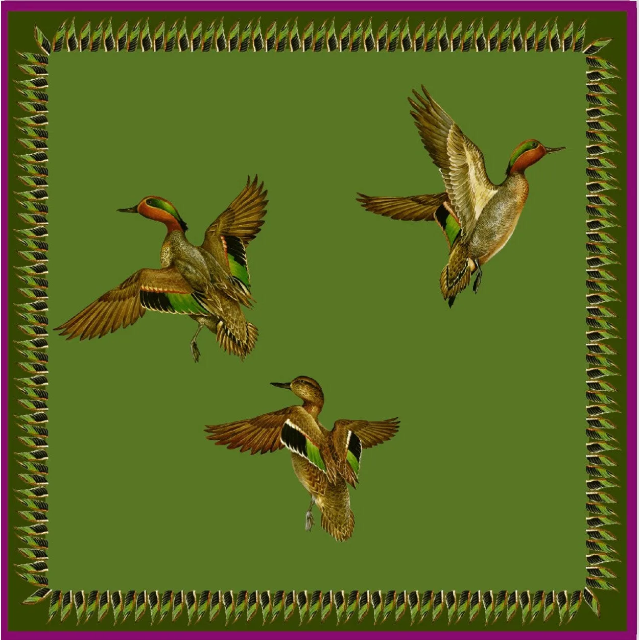 Kevin's Finest Widgeon Duck Silk Scarf