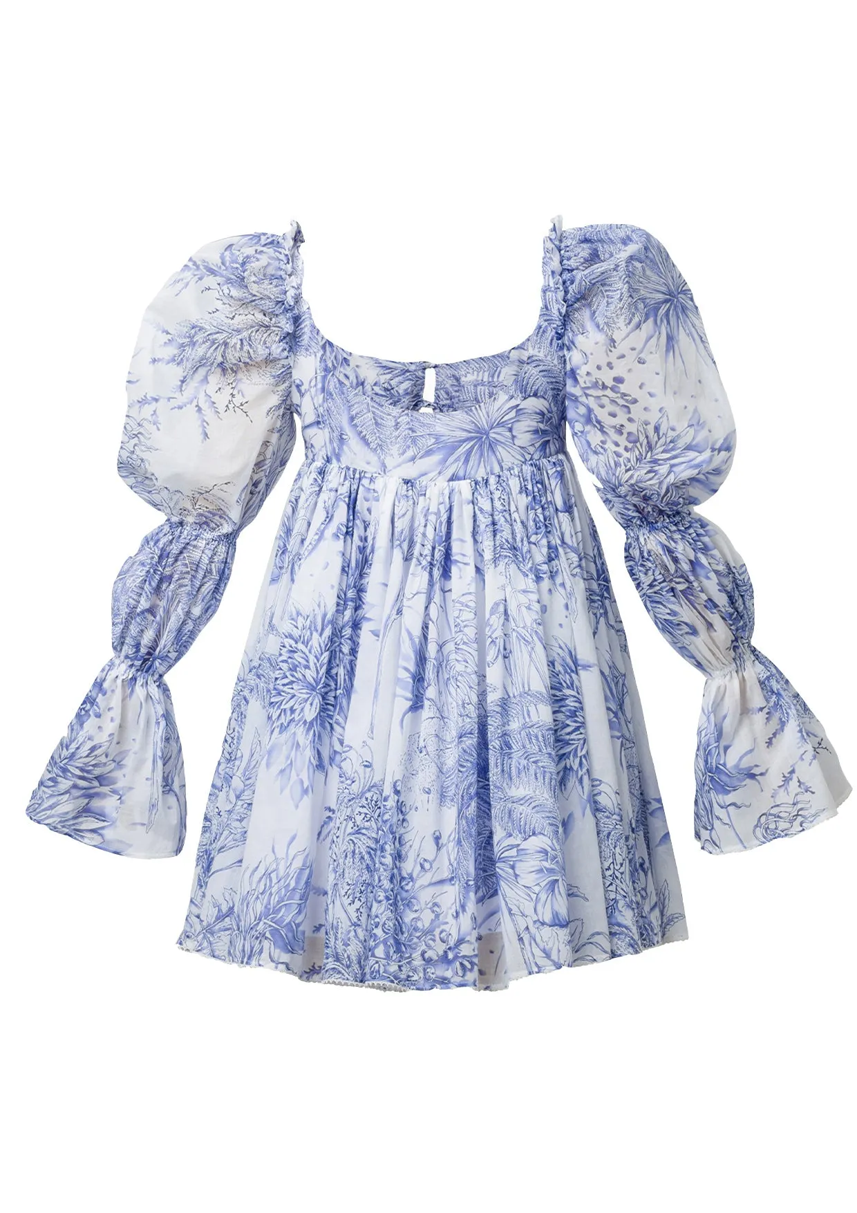 Le Muguet Cotton Silk Mini Dress