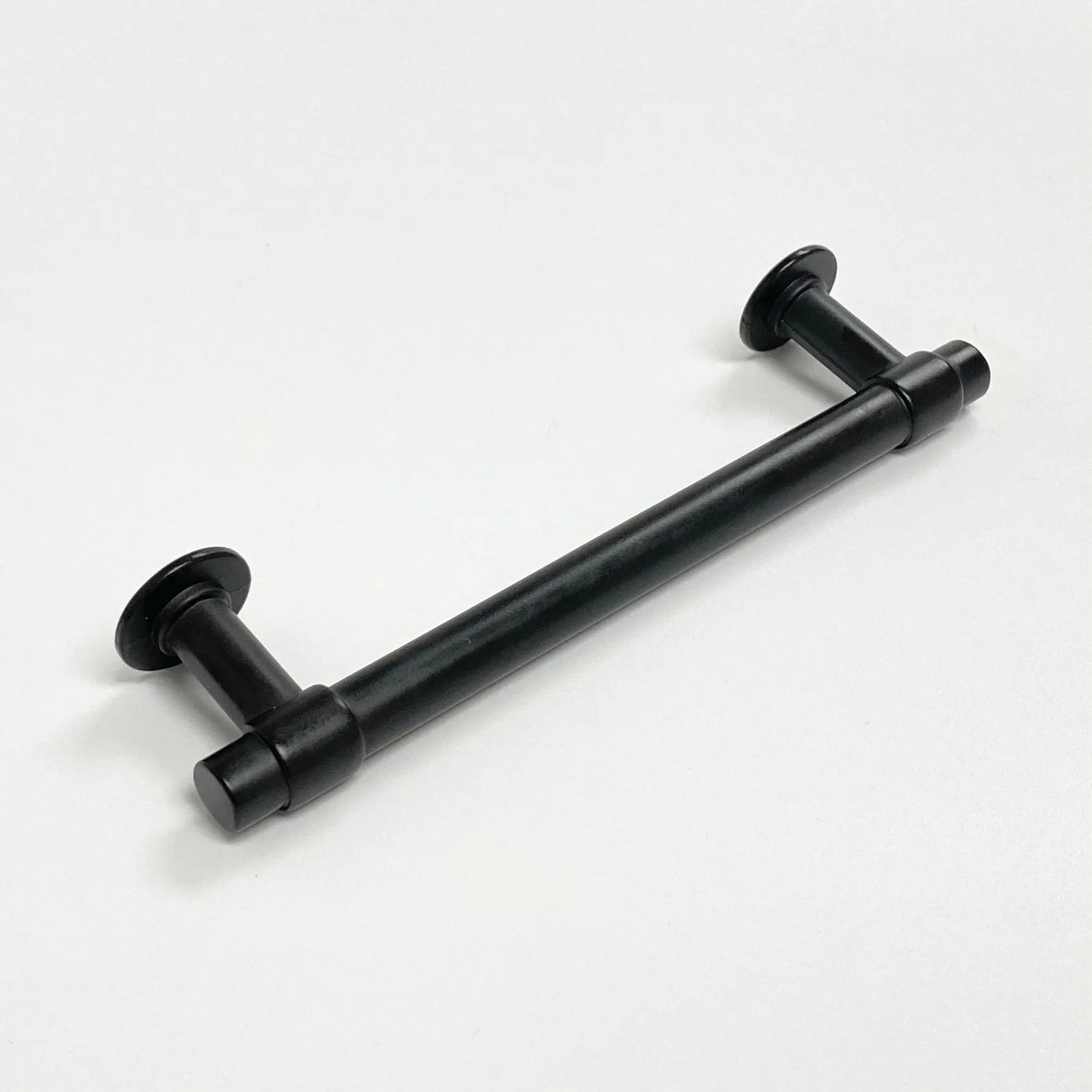 Matte Black "Farmhouse" Cabinet Knob and T-Bar Drawer Pulls