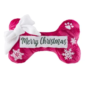 Merry Christmas Puppermint Bone Dog Toy