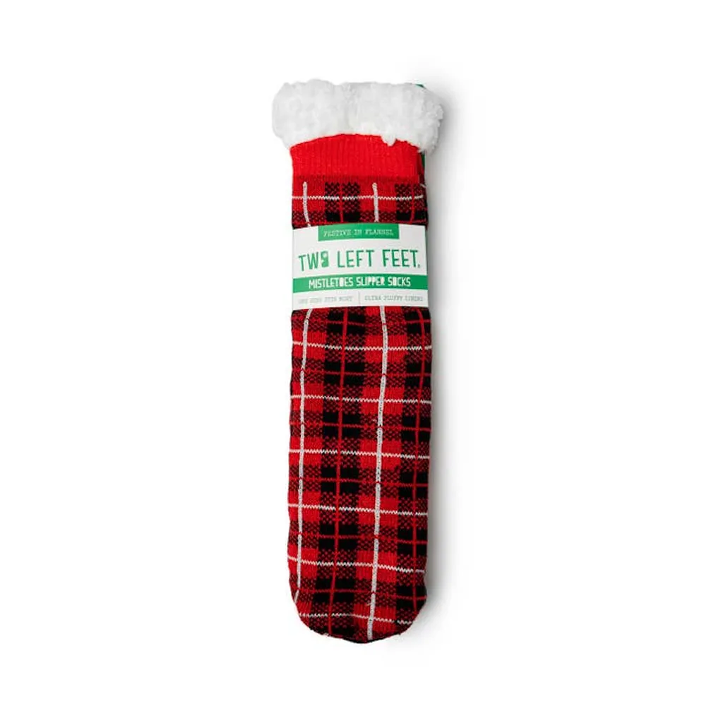 Mistletoes Slipper Socks - Womens