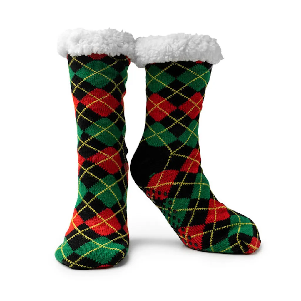 Mistletoes Slipper Socks - Womens