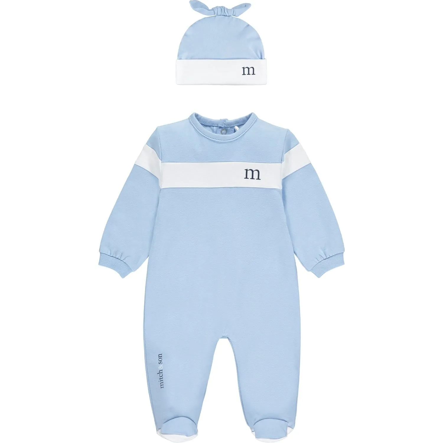 MITCH & SON - Babygrow Hat Set - Blue