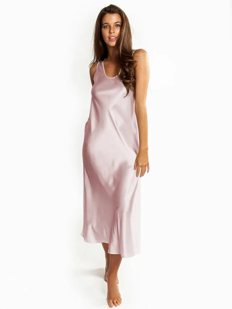 Mono Silk Long Nightdress Monument