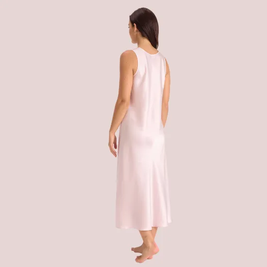 Mono Silk Long Nightdress Monument