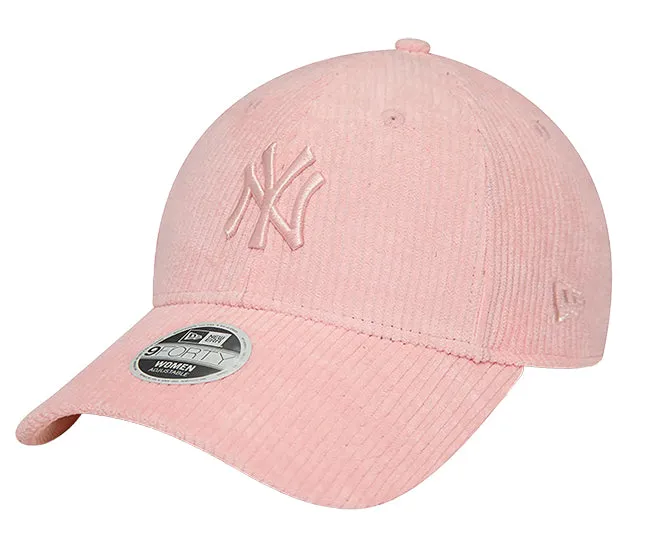 New Era Accessories New York Yankees Womens Summer Cord Pink 9FORTY Adjustable Cap