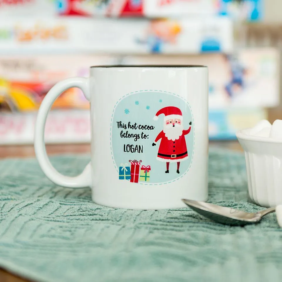 Personalized Kids Snowman Hot Chocolate Mugs