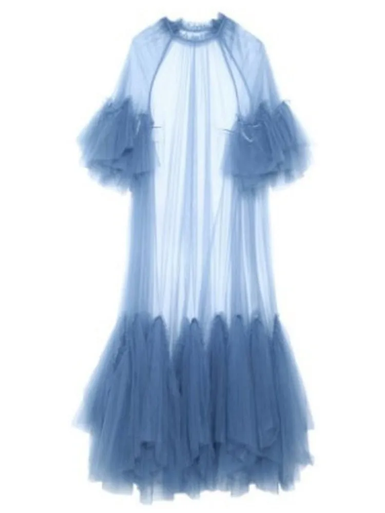 Pre Order:  Seethrough Tulle Dress - @createdbyfortune