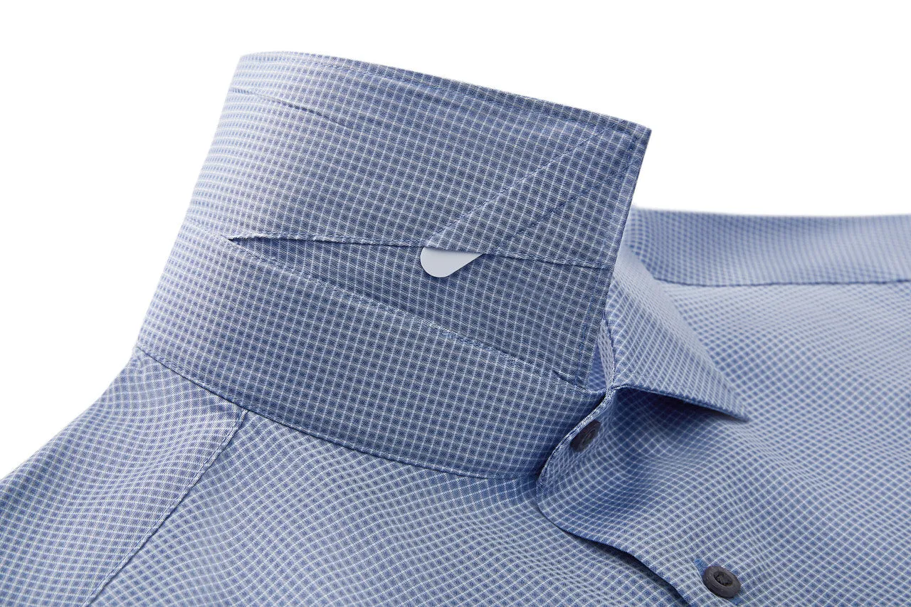 Premium Cotton Silk Check Shirt