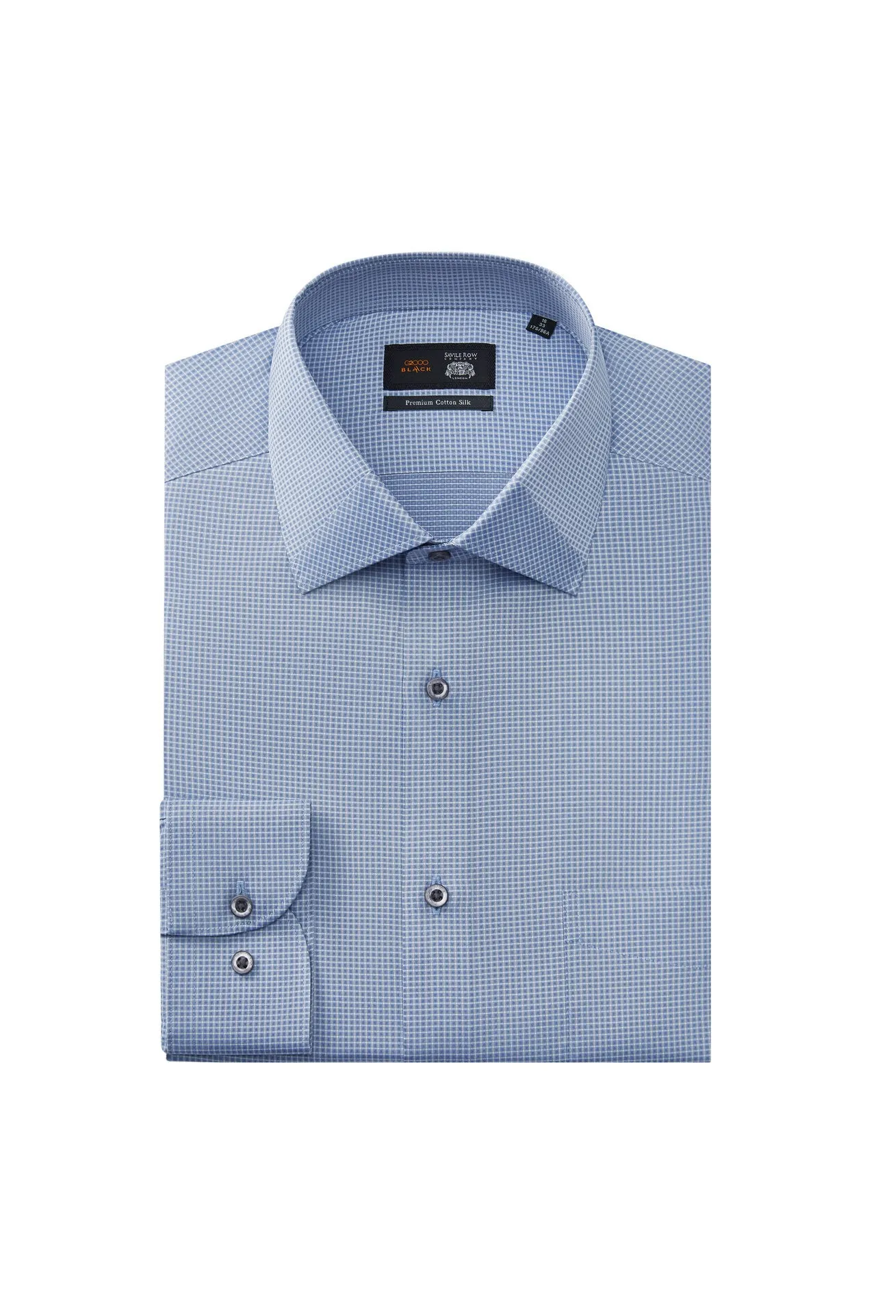 Premium Cotton Silk Check Shirt