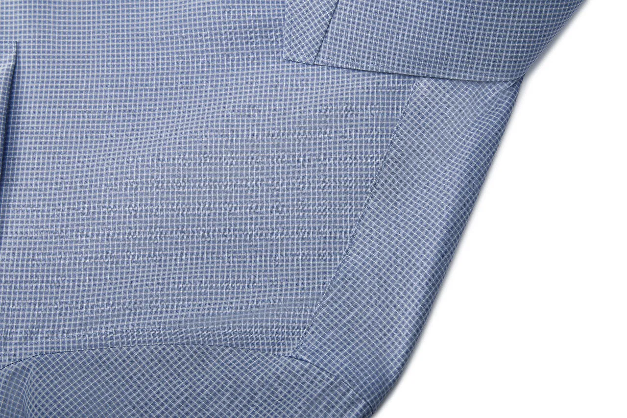 Premium Cotton Silk Check Shirt