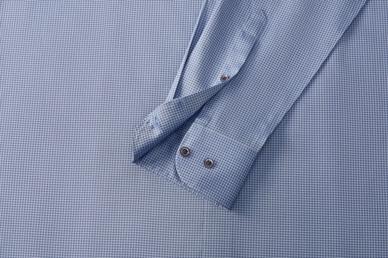 Premium Cotton Silk Check Shirt