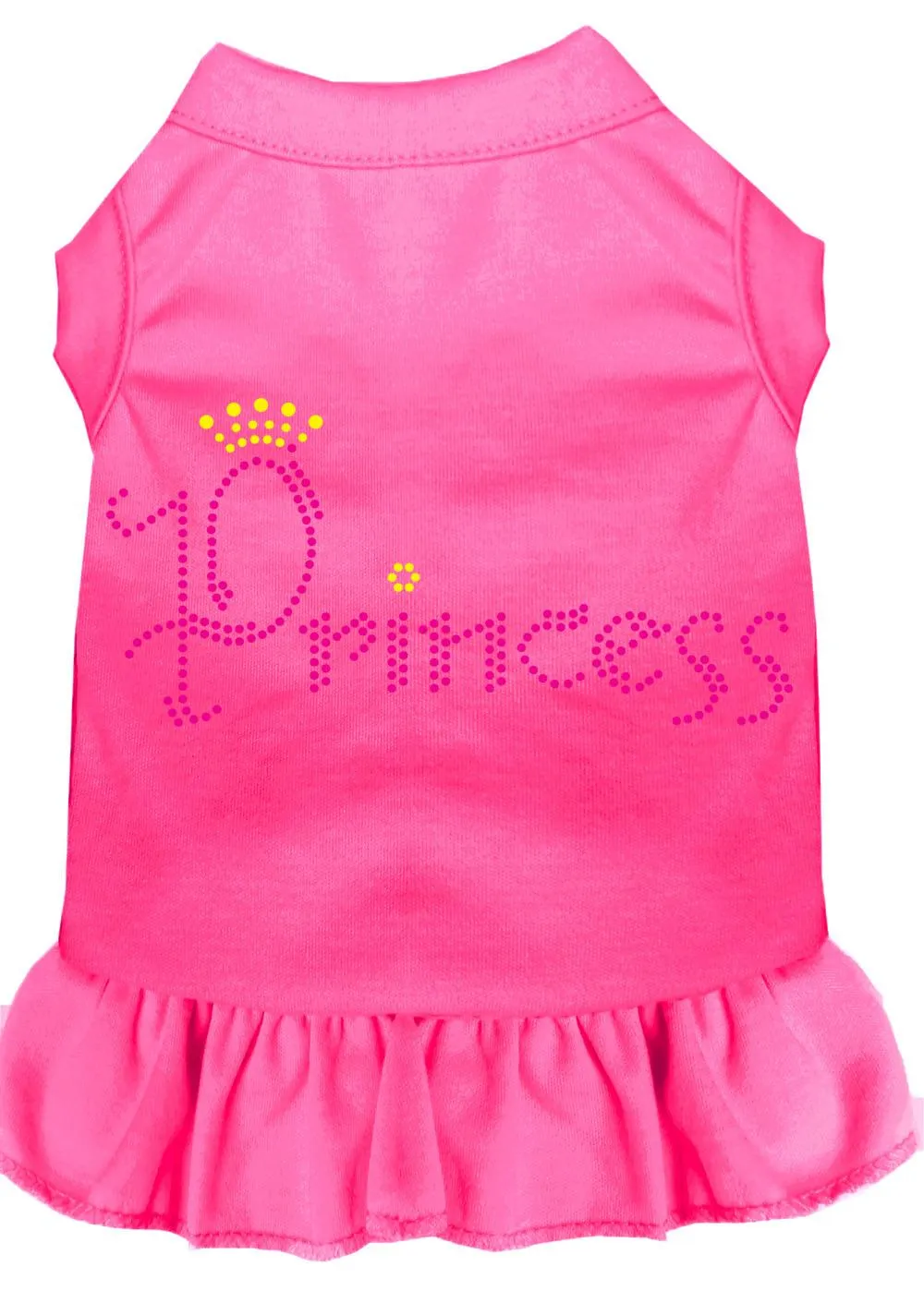 Princess Rhinestone Dress Bright Pink Xxxl (20)