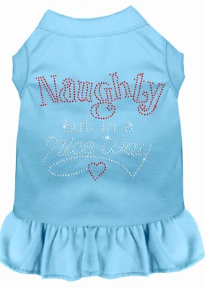 Rhinestone Naughty But In A Nice Way Dress Baby Blue 4x (22)