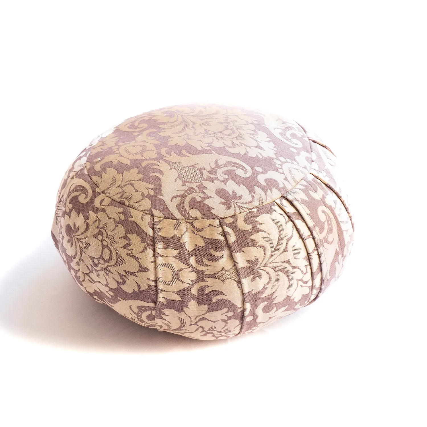 Round Silk Jacquard Zafu Meditation Cushion