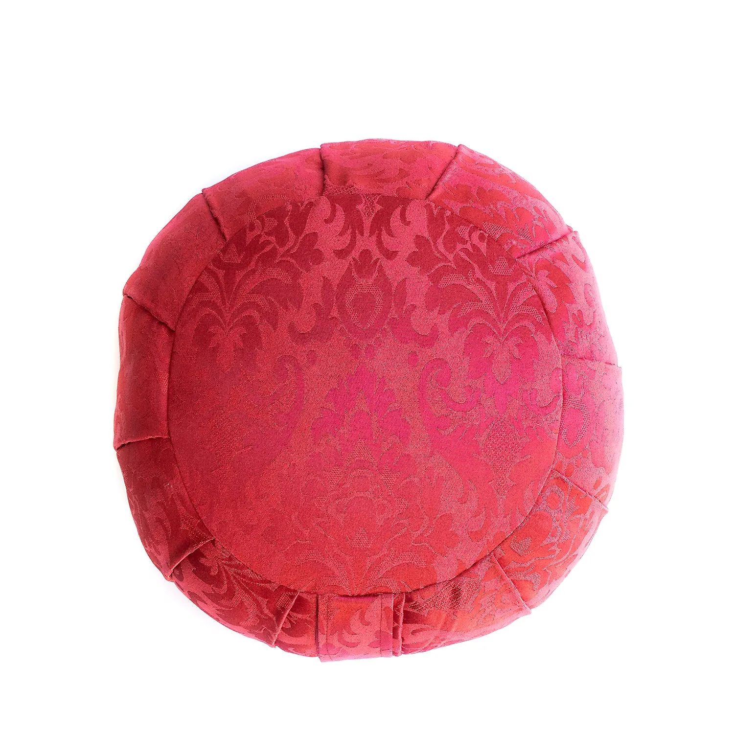 Round Silk Jacquard Zafu Meditation Cushion