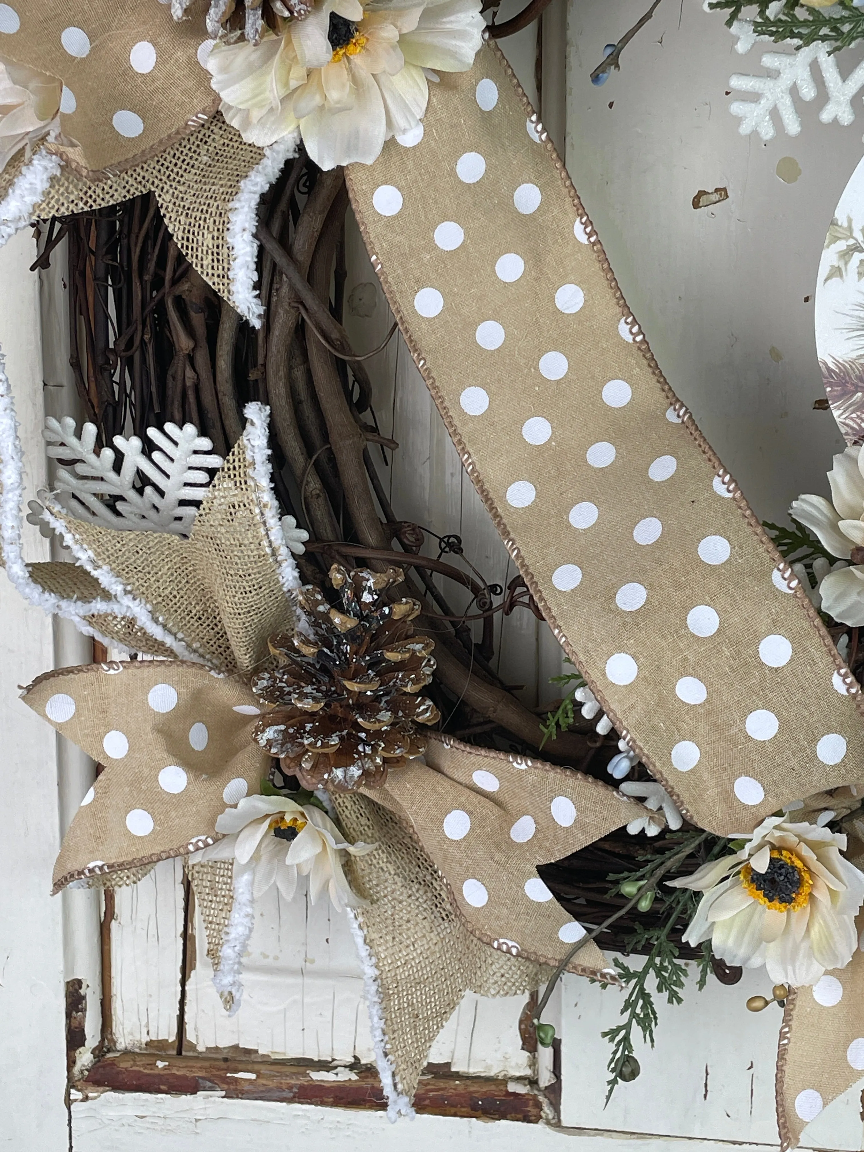 Snowman Winter Wreath