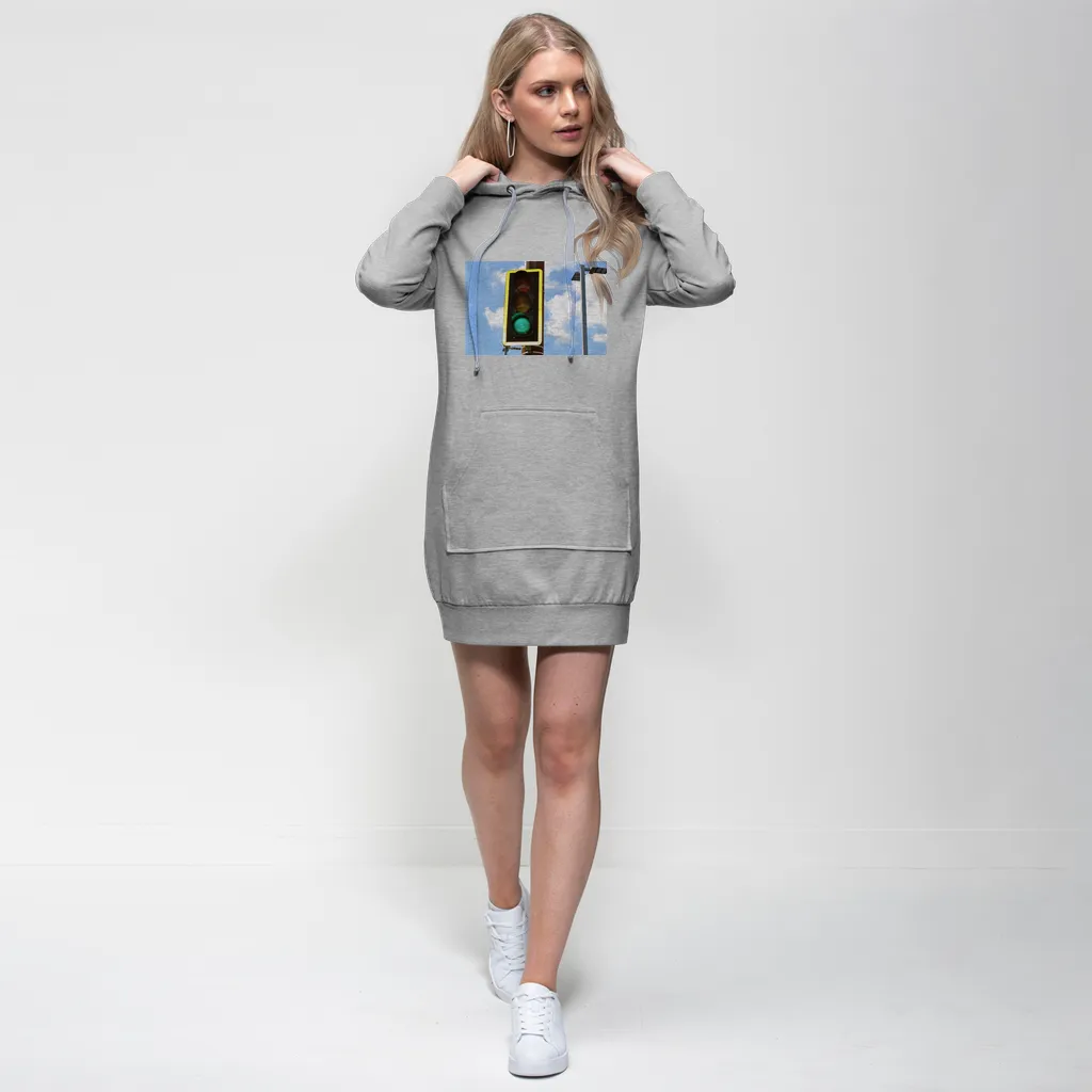 Traffic Light Premium Adult Hoodie Dress