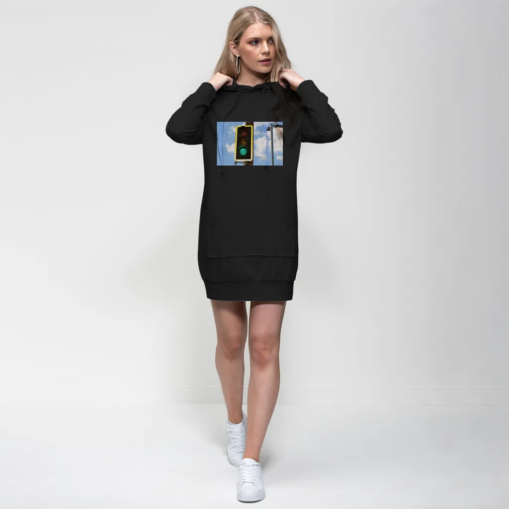 Traffic Light Premium Adult Hoodie Dress