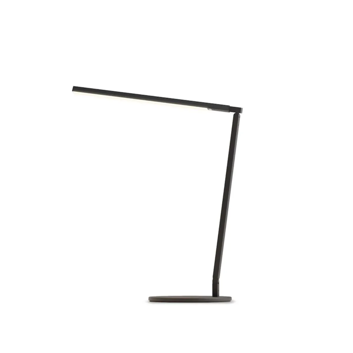 Z-Bar Solo Gen 4 Matte Black Contemporary Neutral White LED Desk Lamp