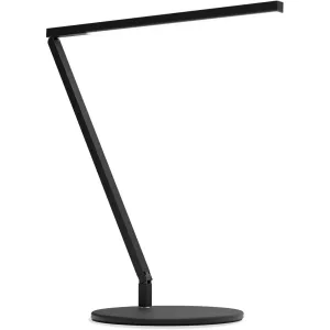 Z-Bar Solo Gen 4 Matte Black Contemporary Neutral White LED Desk Lamp